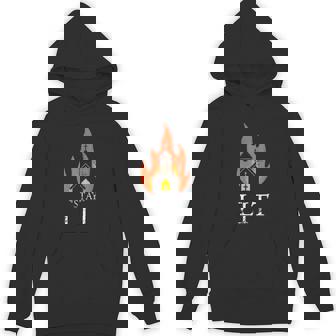 Stay Lit Occult Burning Church Unholy Antichrist Halloween Unisex Hoodie - Monsterry