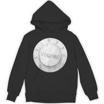 Stratocaster Volume Guitar Knob Volume Control Unisex Hoodie - Monsterry