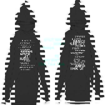 Stutter Stuttering Awareness Please Don't Finish My Sentence Unisex Hoodie - Monsterry