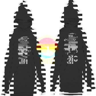 Summer Vacation Fishing Vintage Retro Ohio Pymatuning Lake Unisex Hoodie - Monsterry