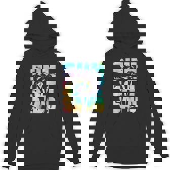 Sun Salt Sand Beach Lover Summer Vacation Palm Tree Unisex Hoodie - Monsterry