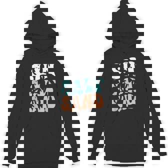 Sun Salt Sand Cool Groovy Summer Unisex Hoodie - Monsterry