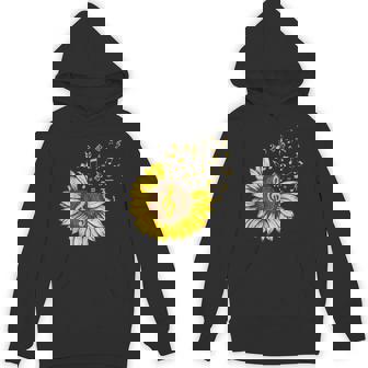 Sunflower Music Note Music Lovers Unisex Hoodie - Monsterry
