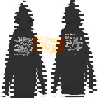Support Squad Orange Ribbon Multiple Sclerosis Awareness Ms Hoodie - Seseable