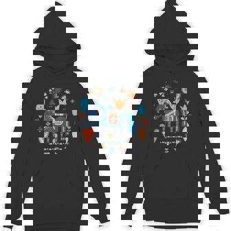 Swedish Dala Horse Dalecarlian Nordic Tradition Sverige Folk Unisex Hoodie - Monsterry