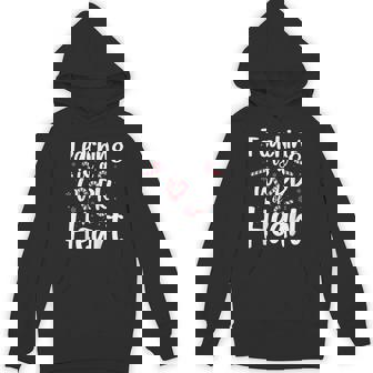 Teaching Is A Work Of Heart Candy Cane Teacher Christmas Unisex Hoodie - Monsterry
