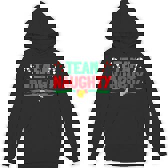 Team Naughty Matching Christmas Unisex Hoodie - Monsterry
