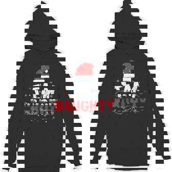 Team Naughty Or Nice Matching Christmas Couples Team Nice Unisex Hoodie - Monsterry