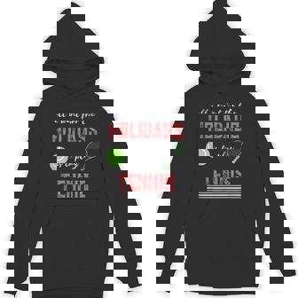 Tennis Novelty Holiday Tshirt Unisex Hoodie - Monsterry