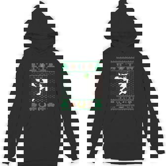 Tennis Player Leprechaun St Patrick's Day Ugly Holiday Unisex Hoodie - Monsterry