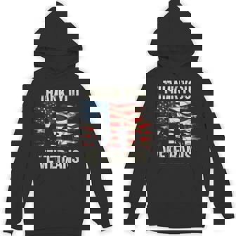 Thank You Veterans Shirt Veteran's Day Adults & Kids Unisex Hoodie - Monsterry