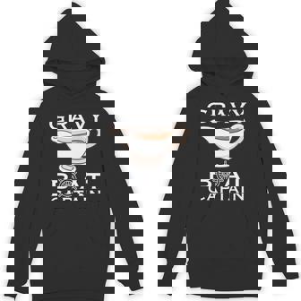 Thanksgiving Gravy Boat Captain I Love Gravy Premium Unisex Hoodie - Monsterry