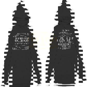That's What I Do I Fix Stuff And I Know Things Men Hoodie - Monsterry