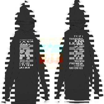 That's What I Do I Pet Dogs I Play Tennis And I Know Things Unisex Hoodie - Monsterry