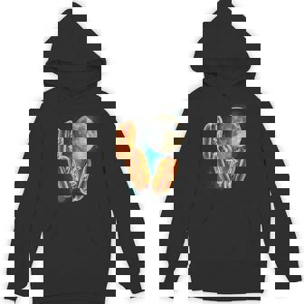 Three Hotdogs Moon Howling 3 Hotdogs Howling At Moon Unisex Hoodie - Monsterry