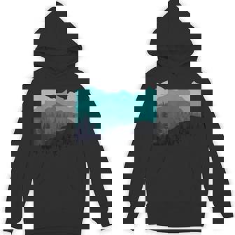 Timeless Mountain Nature Trees And Forest Hoodie - Monsterry