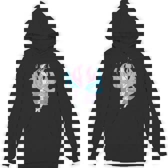 Transgender Kitsune Trans Pride Flag Gay Anime Furry Fox Unisex Hoodie - Monsterry