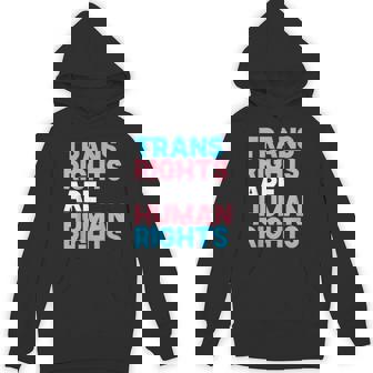 Transgender Lgbt Pride Trans Right Are Human Hoodie - Monsterry