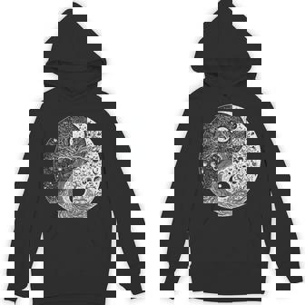 Tree Of Life Yin Yang Taoist Symbol Spiritual Meditation Unisex Hoodie - Monsterry