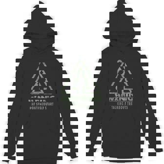 Tree Lover Warning Quote Forestry Students Teachers Unisex Hoodie - Monsterry