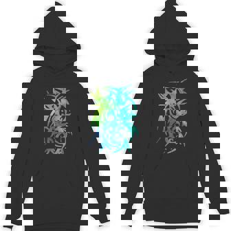 Tribal Pattern Tattoo Multicolored Tribal Art Unisex Hoodie - Monsterry