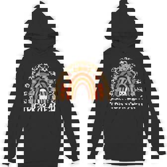 Trick Or Teach Rainbow Leopard Ghost Teacher Halloween Unisex Hoodie - Monsterry