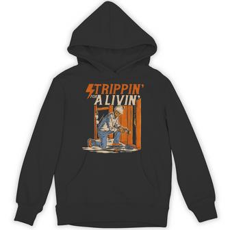 Trippin' For A Livin' Skeleton Electrician Hoodie - Thegiftio UK