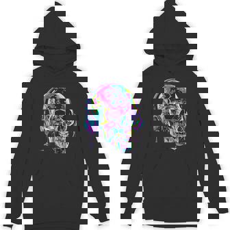 Trippy Melting Music Headset DJ Cosmic Vaporwave Unisex Hoodie - Monsterry