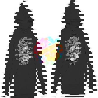 Tropical Floral Cigar Hibiscus Unisex Hoodie - Monsterry