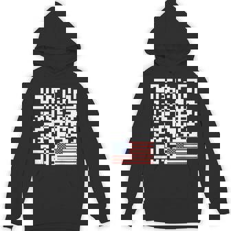 Trump Dance Troll Qr Trump Code American Flag On Back Hoodie - Monsterry