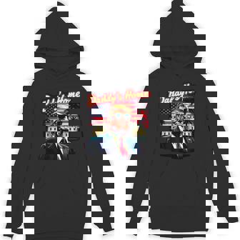 Trump Won 2024 Daddy’S Home Take America Back Patriot Usa Hoodie - Thegiftio UK