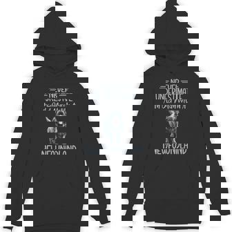 Never Underestimate An Old Man With a Newfoundland Dog Unisex Hoodie - Monsterry