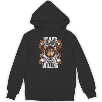 Never Underestimate The Power Of Willing Willing Name Hoodie - Thegiftio
