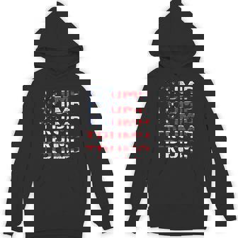 Usa Flag With A Strong Emphasis On Patriotism Hoodie - Thegiftio