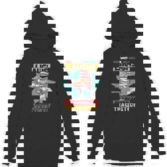 USA Red Belly Laugh American Tradition Unisex Hoodie - Monsterry