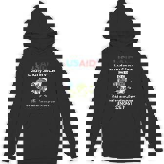 Usaid Laundry Service Laundering Money Since 1961 DOGE Hoodie | Mazezy
