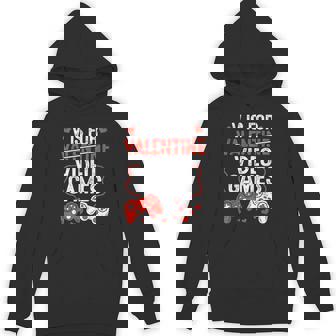 V Is For Video Games Valentine Gamer Valentines Day Boy Hoodie - Monsterry