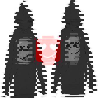 Valentines Day Building Brick Head Heart Builder Boys Hoodie - Monsterry
