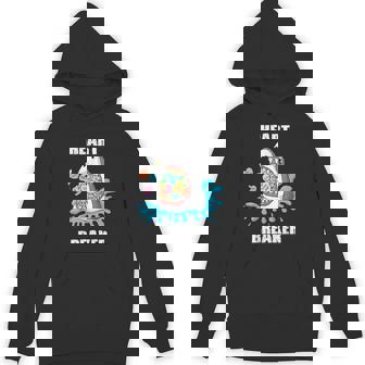 Valentines Day Shark Heart Breaker Boys Kids Unisex Hoodie - Monsterry