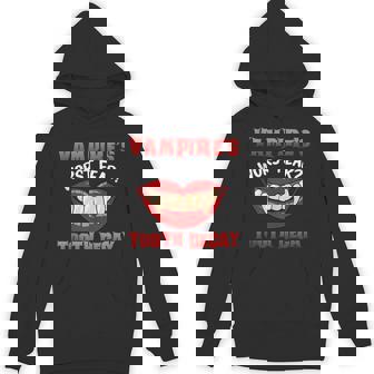 Vampire's Worst Fear Tooth Decay Halloween Dentist Tank Top Unisex Hoodie - Monsterry