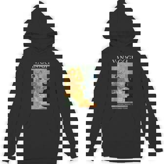 Van Gogh Black Cat With Sunflowers Cat Hoodie | Seseable CA