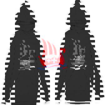 Viking Longship Norway Norse Unisex Hoodie - Monsterry