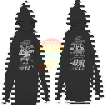 Vintage 1974 I Am Not 50 I'm 18 With 32 Year Of Experience Hoodie - Seseable