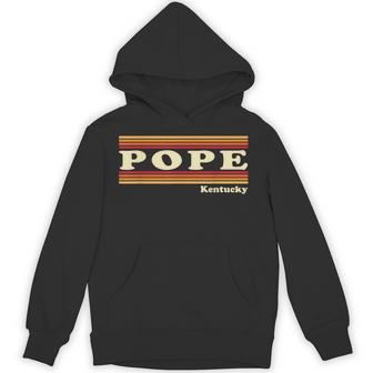 Vintage 1980S Graphic Style Pope Kentucky Hoodie | Seseable UK