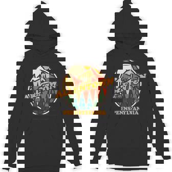 Vintage Allentown Pennsylvania Mountain Hiking Souvenir Prin Unisex Hoodie - Monsterry