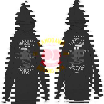 Vintage Boxing Gloves Kamogaw Boxing Gym Est 1950 Hoodie - Monsterry