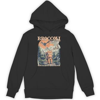 Vintage Broccoli The Fierce Quest Squad Fourth Wing Inspired Hoodie - Thegiftio UK