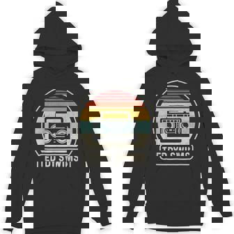 Vintage Cassette Tape Teddy Swims 90S Music Retro Sunset Hoodie | Seseable UK