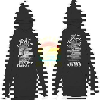 Vintage Dont Be A Dumb Bass Fishing For Dad Hoodie - Monsterry