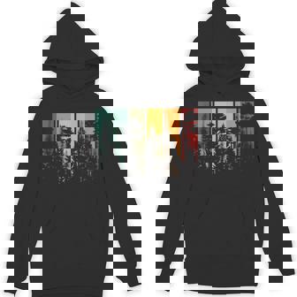 Vintage Forest Trees Outdoors Nature Hiking Camping Lovers Unisex Hoodie - Monsterry